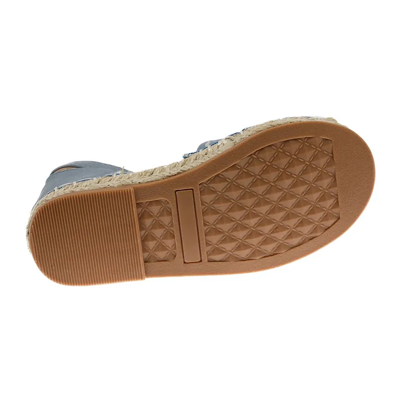 Sandales Enfant espadrilles Casual - Bleu-1