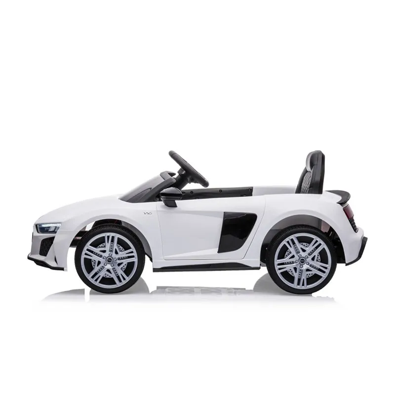 Voiture à batterie Audi R8 Spyder Blanc  - 36m+-5