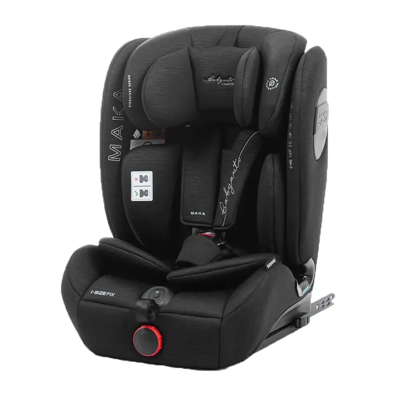 Siège-auto I-SIZE/ISOFIX Maka 76-150cm - Noir-0