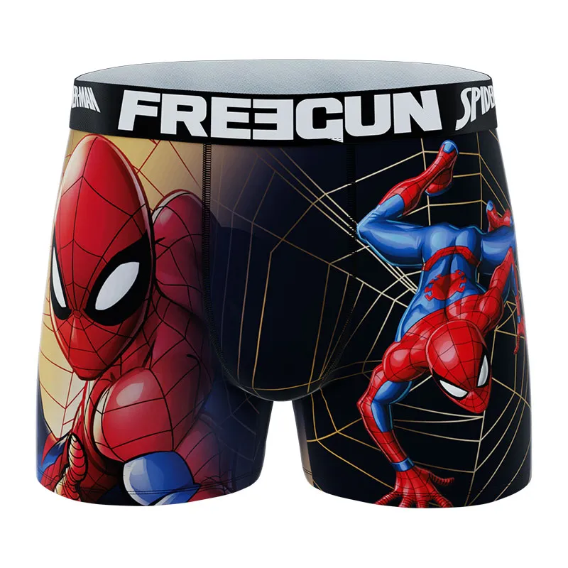3 boxers enfant Ultimate Spiderman - Bleu/Or/Noir/Rouge-2