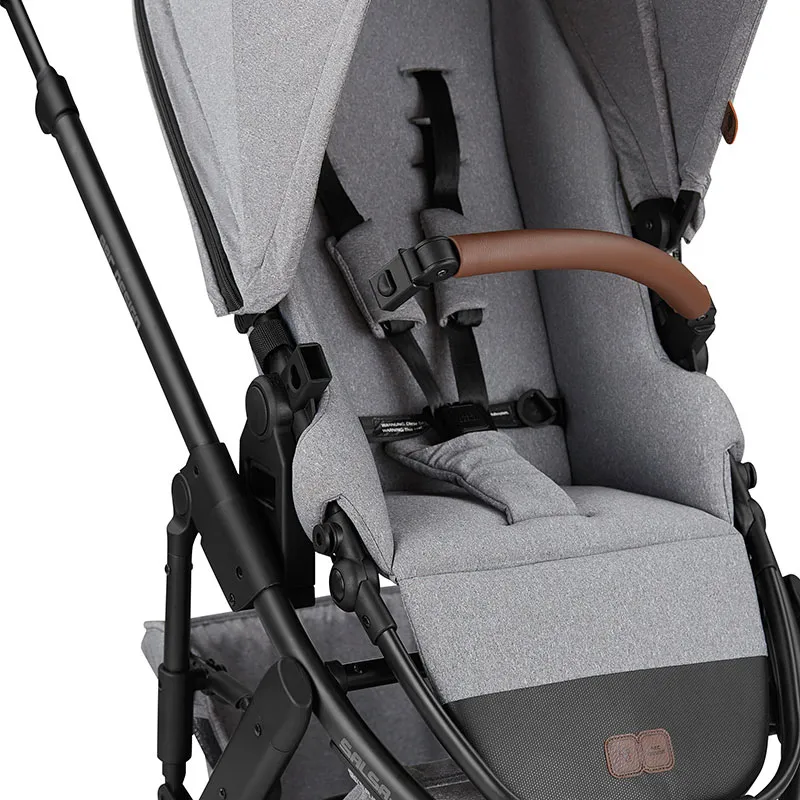 Trio Poussette Salsa 3 tin + Siège-auto Cosy Tulip + Nacelle Gris - 0m+-25