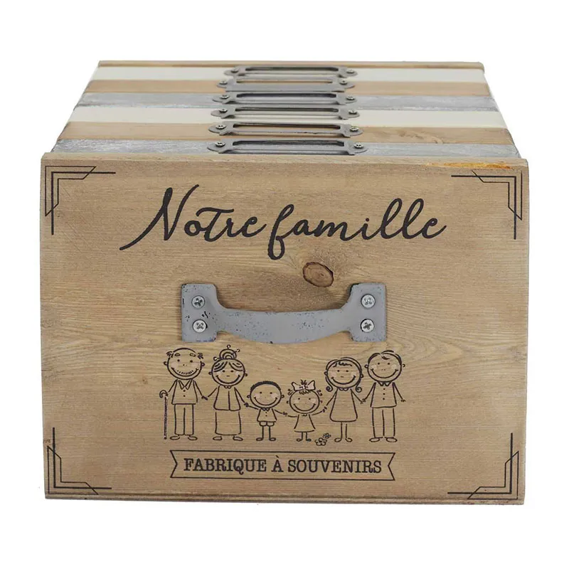 Album photo Famille Bois - 18x13x17cm-4