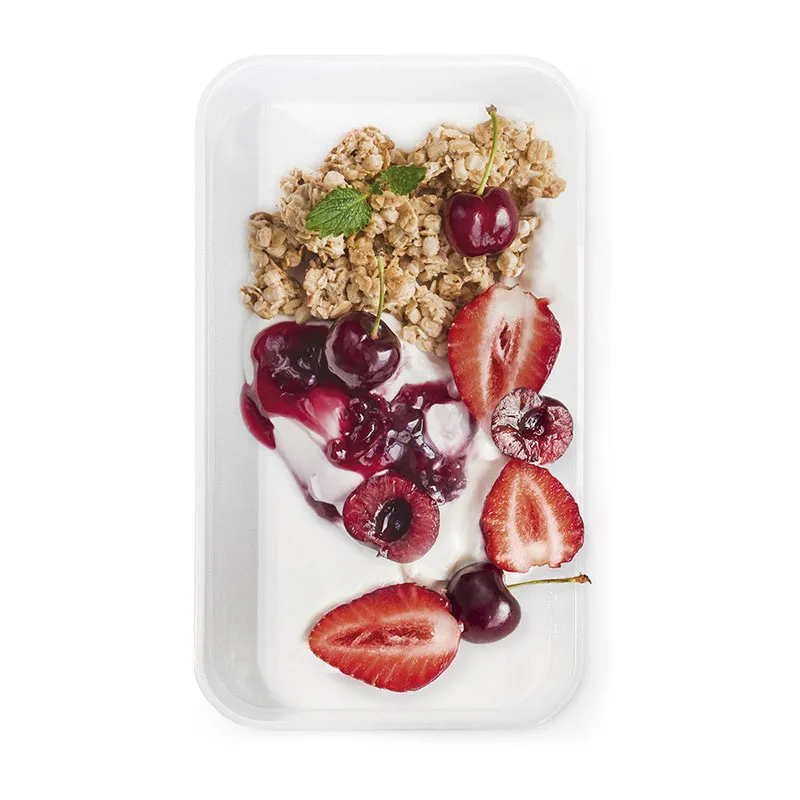 Lunchbox Bento + Couverts Noir - 2x600ml-5