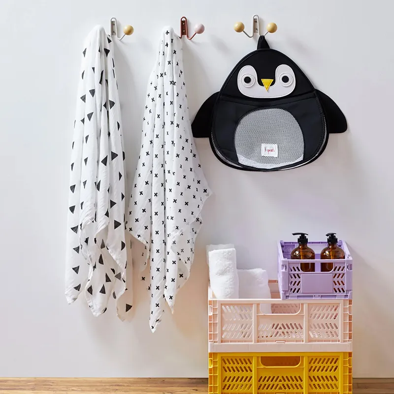 Rangement pour le bain Pingouin - 37x38cm-1