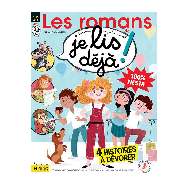 Abo.1an Je lis déjà + 4 Les Romans 16n° - 6-10+-2