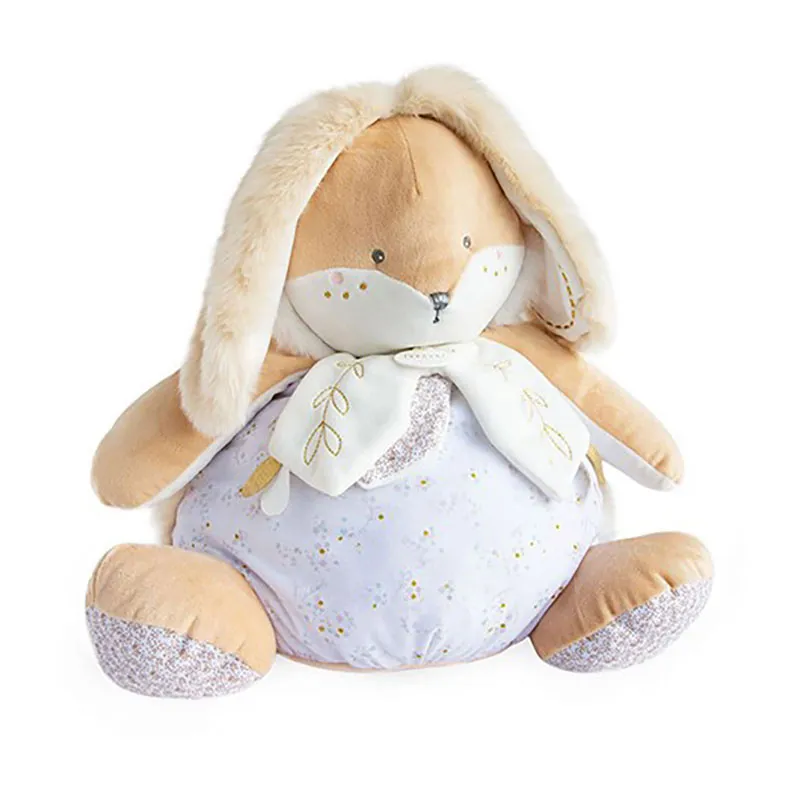 Peluche range-pyjama Lapin de sucre Blanc - 38cm-0