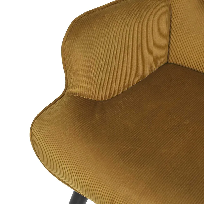 Fauteuil de salon Giulia Jaune - 68x76x96cm-6