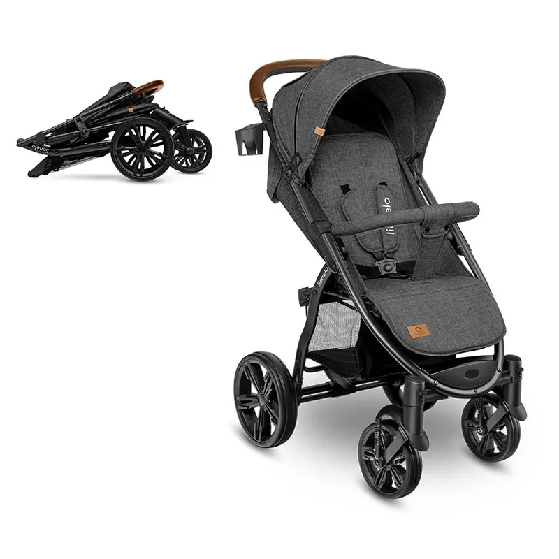 Poussette Compacte Julie Noir - 6m+-0
