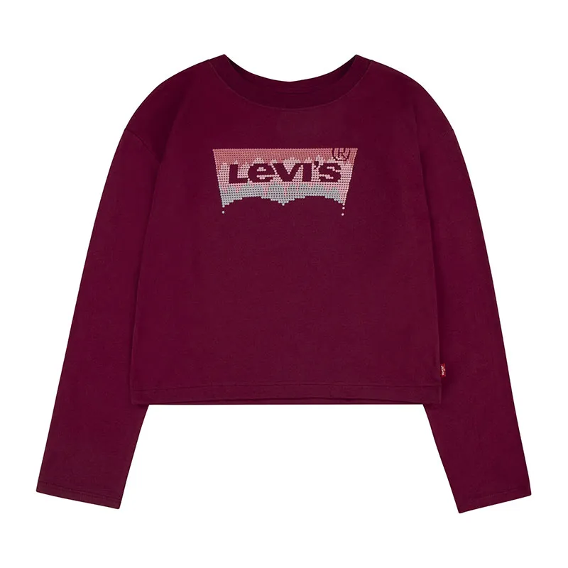 T-shirt ML Meet & Greet Glitter Junior BIO - Rhododendron levis-0
