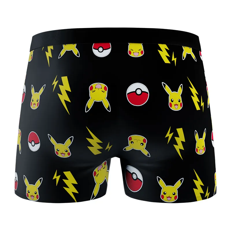 4 boxers enfant Pokémon - Noir/Rouge/Blanc/Jaune-9