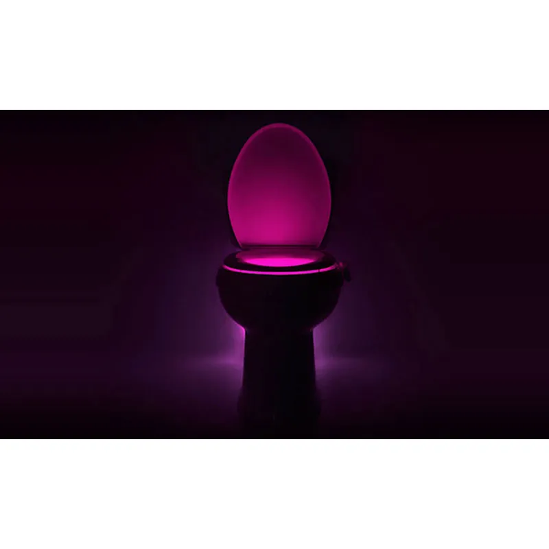 Veilleuse LED pour cuvette de toilettes - Multicolore-6