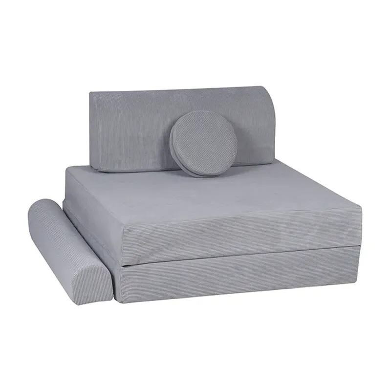 Canapé enfant Premium Gris clair - 160x80cm-4