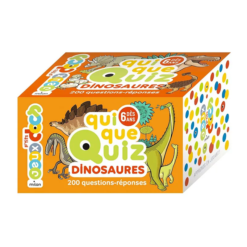 P'tits jeux docs Quiquequiz Dinosaures - 6+-0