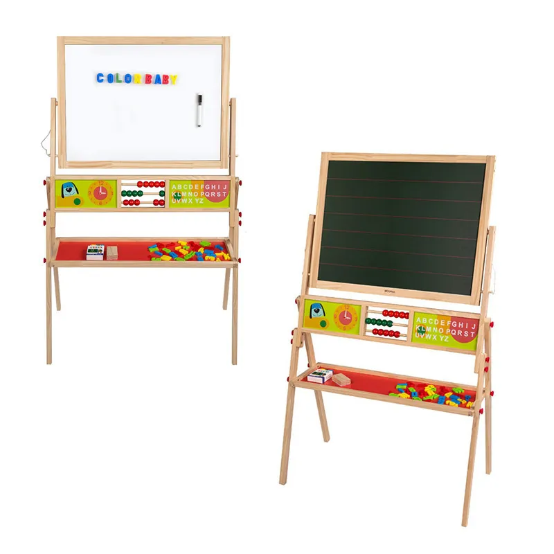 Tableau magnétique 2en1 Bois & Access. - 36m+-0