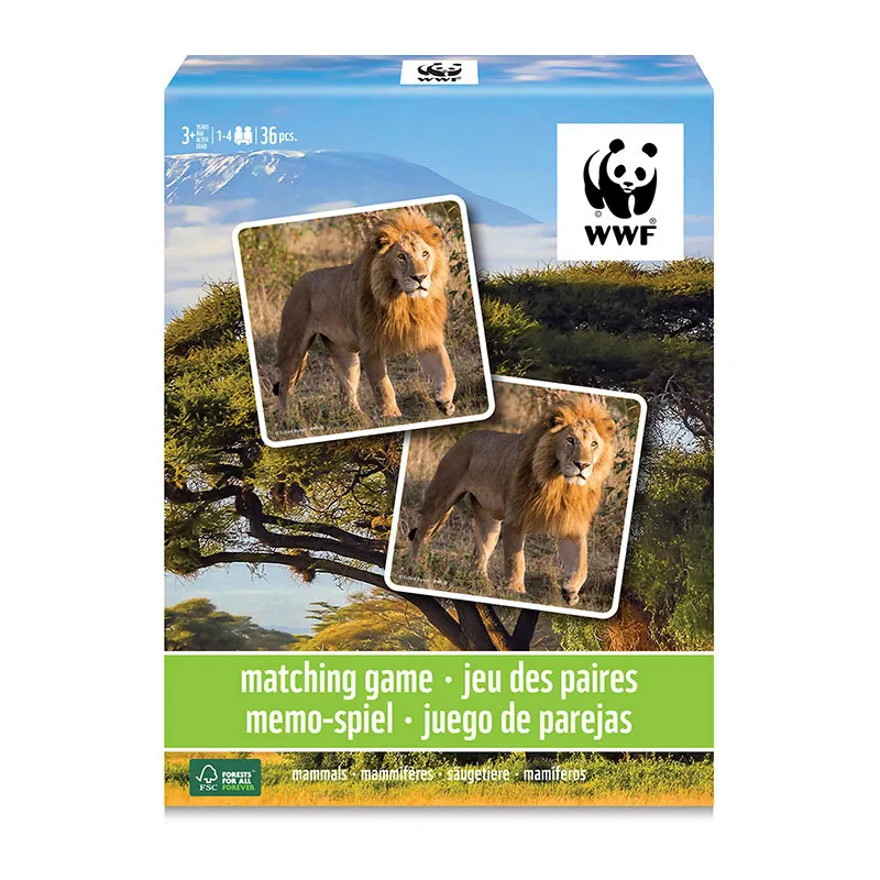 Jeu de Memory WWF Mammifères - 36m+-2