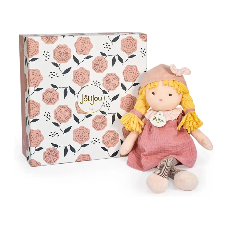 Poupée chiffon Les Canailles de Doudou Eva - 36cm-0