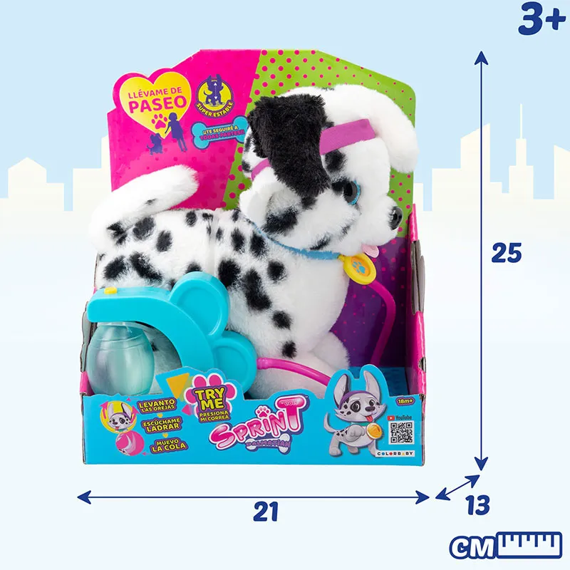 Chiot Dalmatien avec sons - 18m+-3