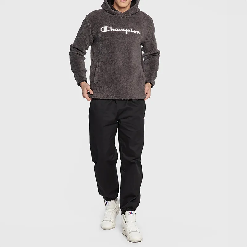 Sweat à capuche Sherpa - Gris foncé-2