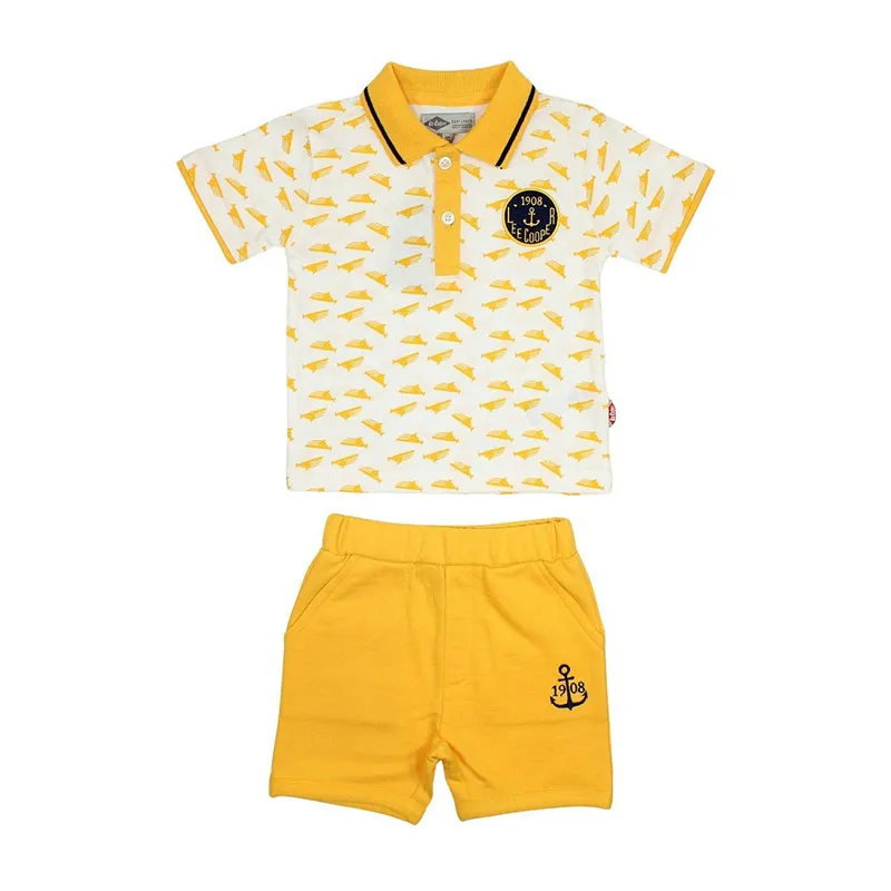 Ensemble Bébé 2pcs Baleine  - Jaune-0