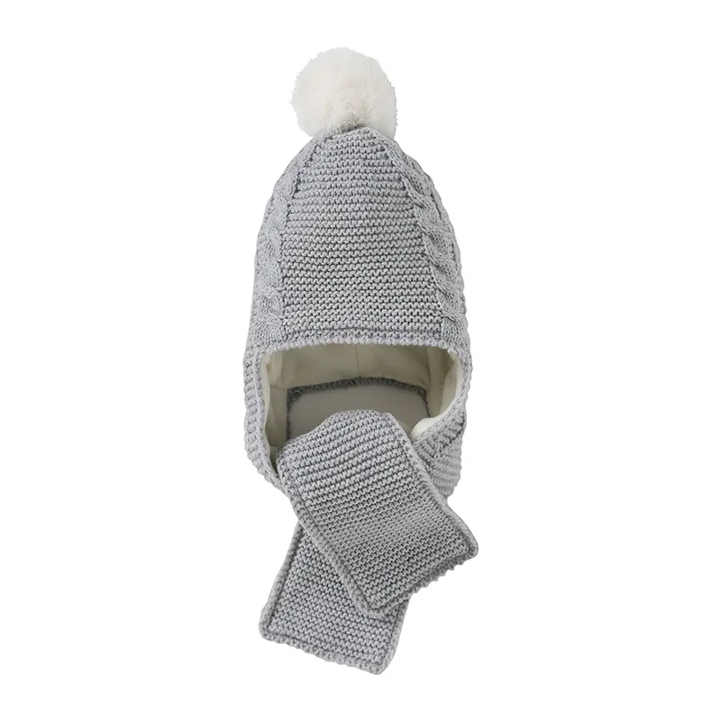 Bonnet tricot - Gris chiné-2