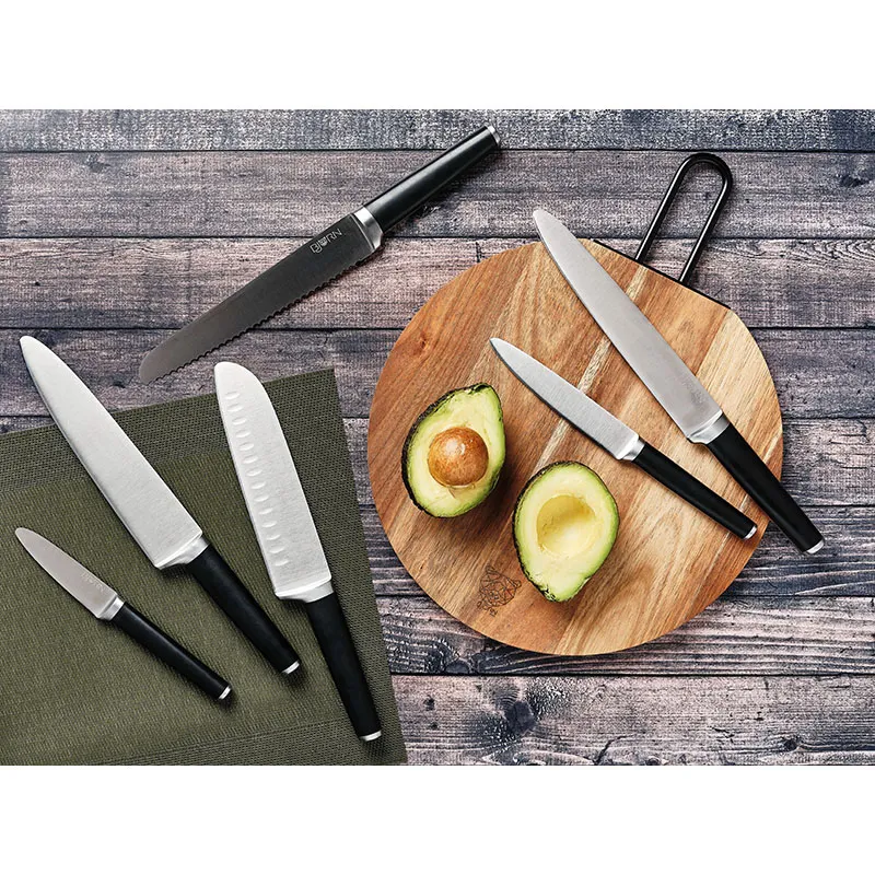 Bloc 12 couteaux cuisine/à steak Jona Loviisa - Lame 9/13/18/20cm-4