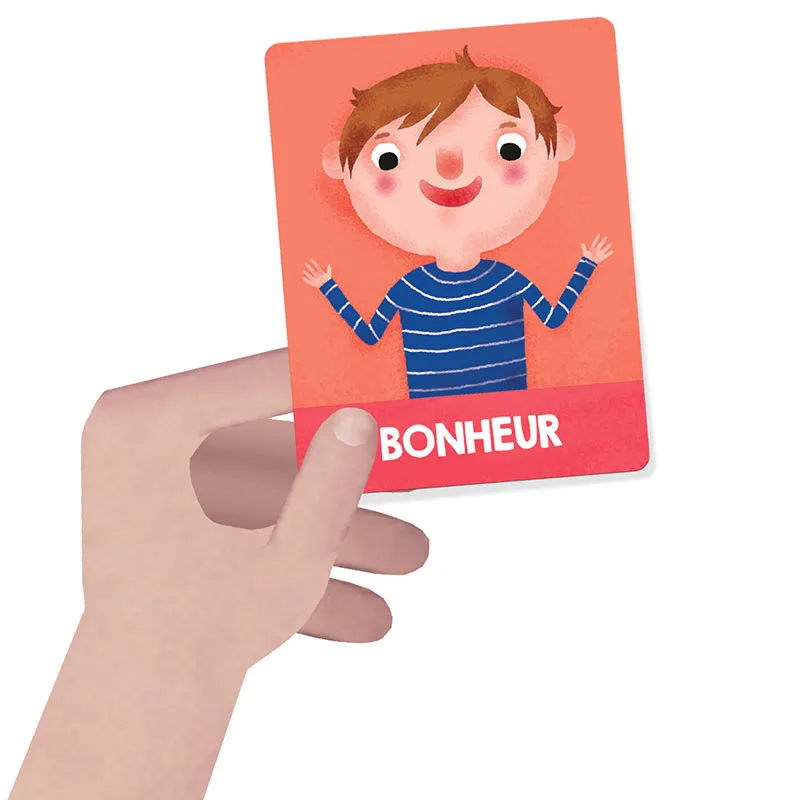 Cartes à associer Montessori Émotions & Actions 36pcs - 12m+-2
