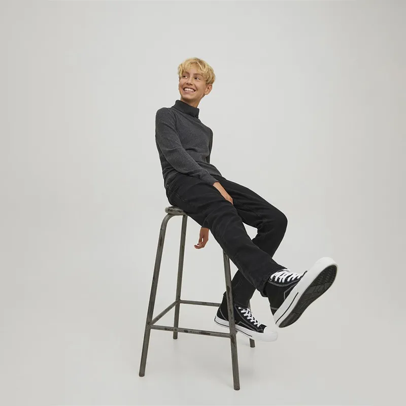 Jean Jjiglenn Original - Noir denim - JACK & JONES-5