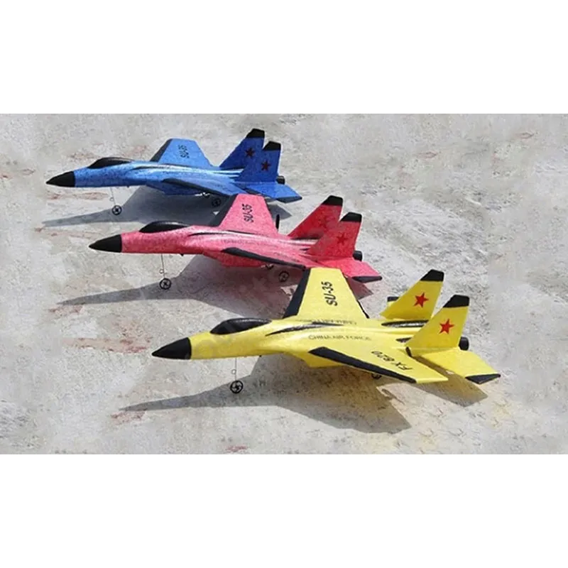 Avion de chasse télécommandé FX Airplane Bleu - 3+-4