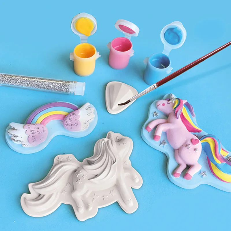Moulage & peinture Licornes - 5+-1