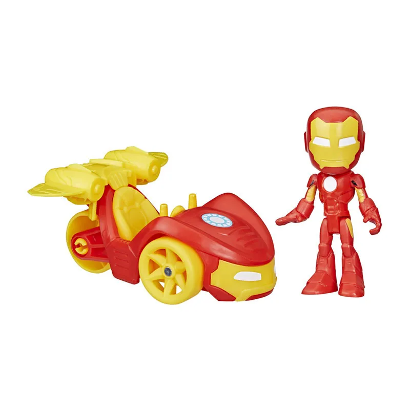 Voiture Bolide & Figurine Iron Man Spidey - 36m+-0