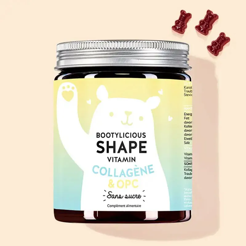 Bootylicious Shape Peau raffermie sans sucre - 60 Gummies-0