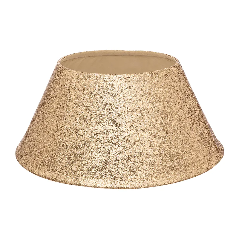 Cache pied de sapin pailleté Doré - ø56cm-1