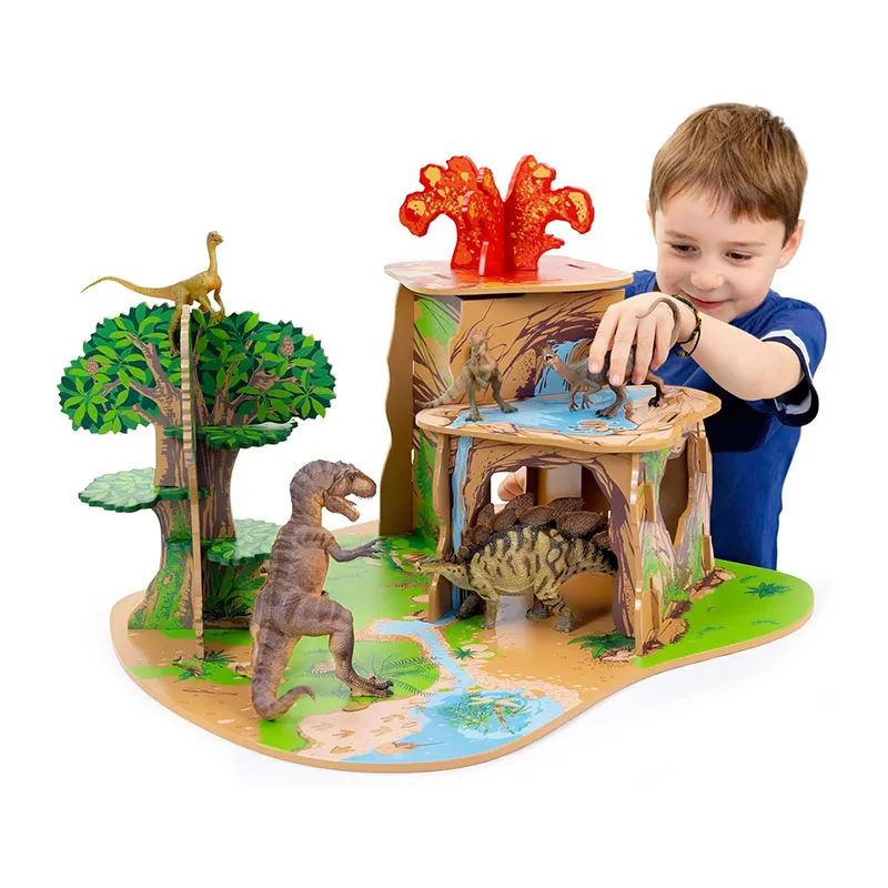 Coffret La Terre des dinosaures  - 58,8x47,5x39 cm-1