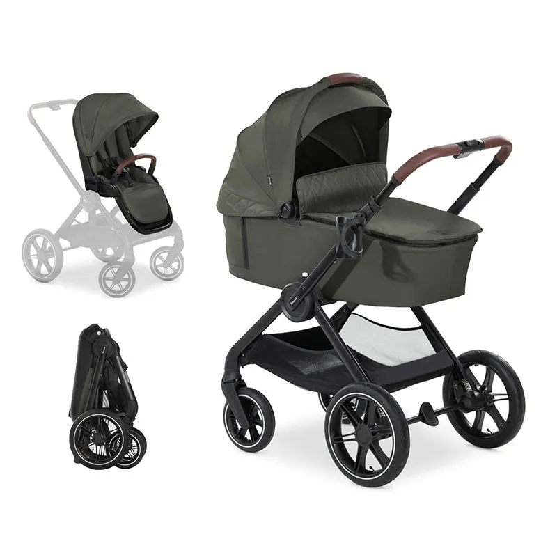 Duo Poussette Walk N Care Air Set Dark Olive - 0m+-0