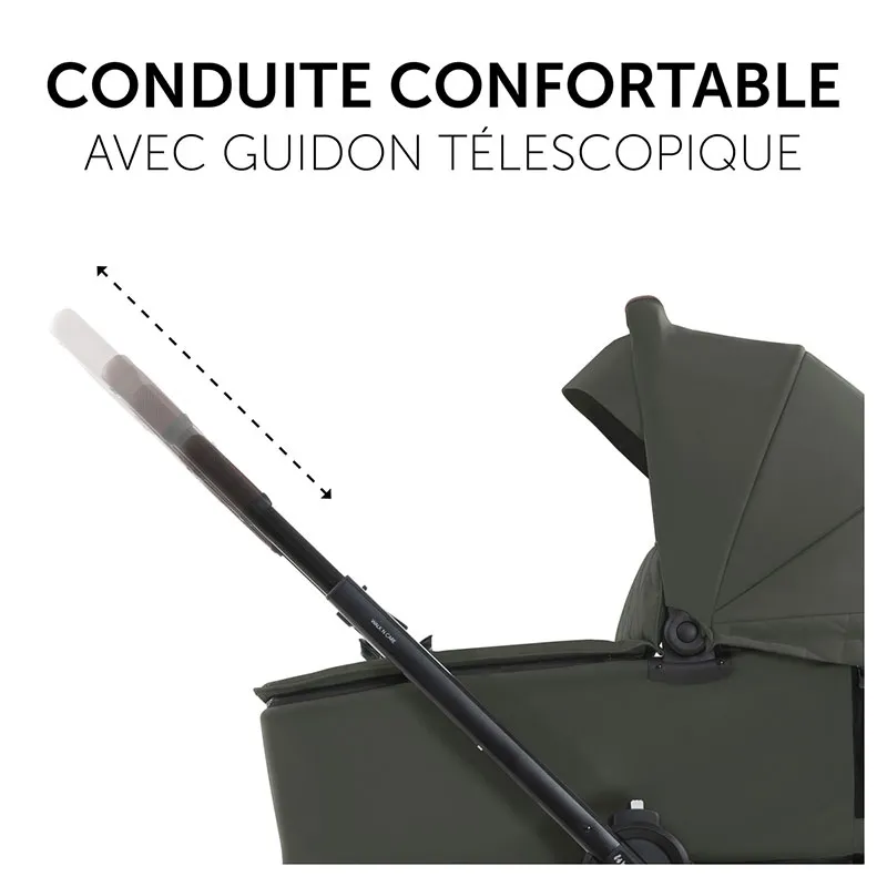 Duo Poussette Walk N Care Air Set Dark Olive - 0m+-9