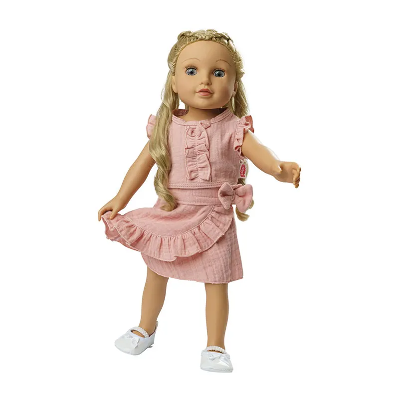 Robe portefeuille BIO Blush - Poupée 28-35/35-45cm-1