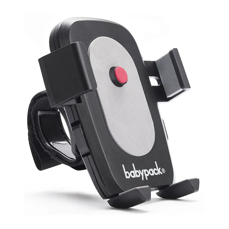 Support smartphone pour poussette - Noir-0