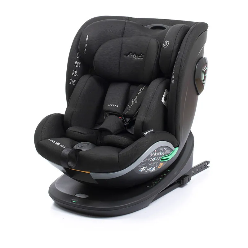 Siège-auto I-SIZE/ISOFIX 360° Xperta 40-150cm - Noir/Jaune-1