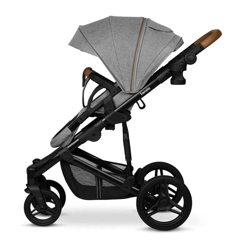 Trio Poussette Mari Tour + Nacelle + Cosy Gr.0+ - Gris Stone-5