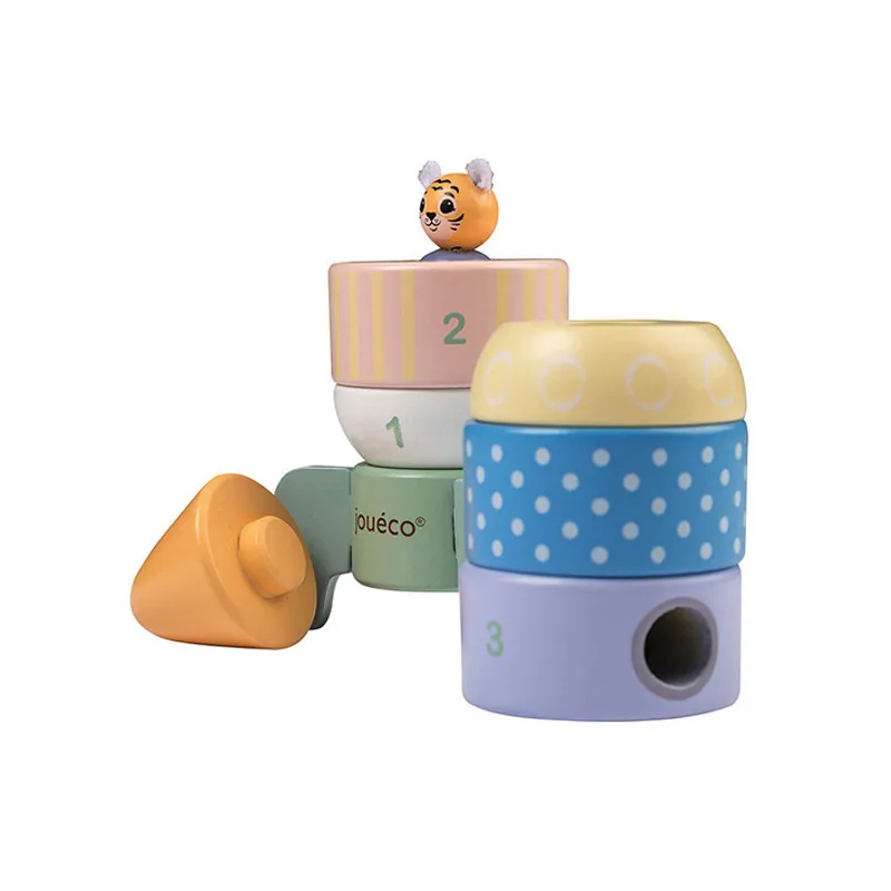 Tour à construire Fusée Pastel 7pcs - 12m+-0