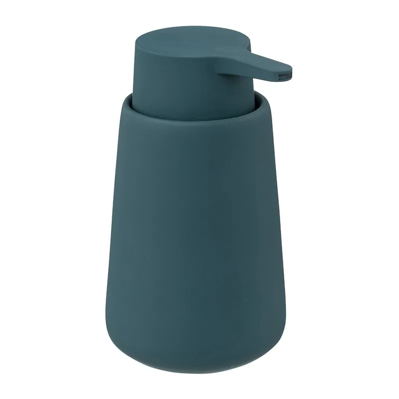 Distributeur savon Colorama Bleu pétrole 250ml - ø8x15cm-0