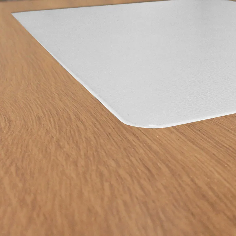 Bureau Bois/Métal Naturel/Blanc - 100x74cm-4