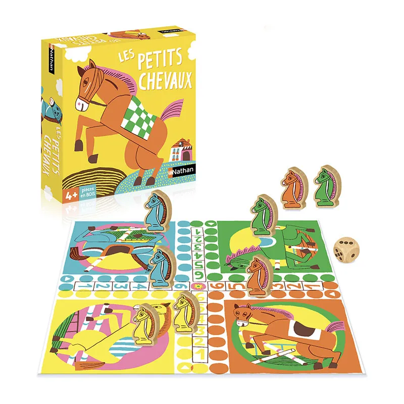 Jeu de petits chevaux 14pcs - 4+-0