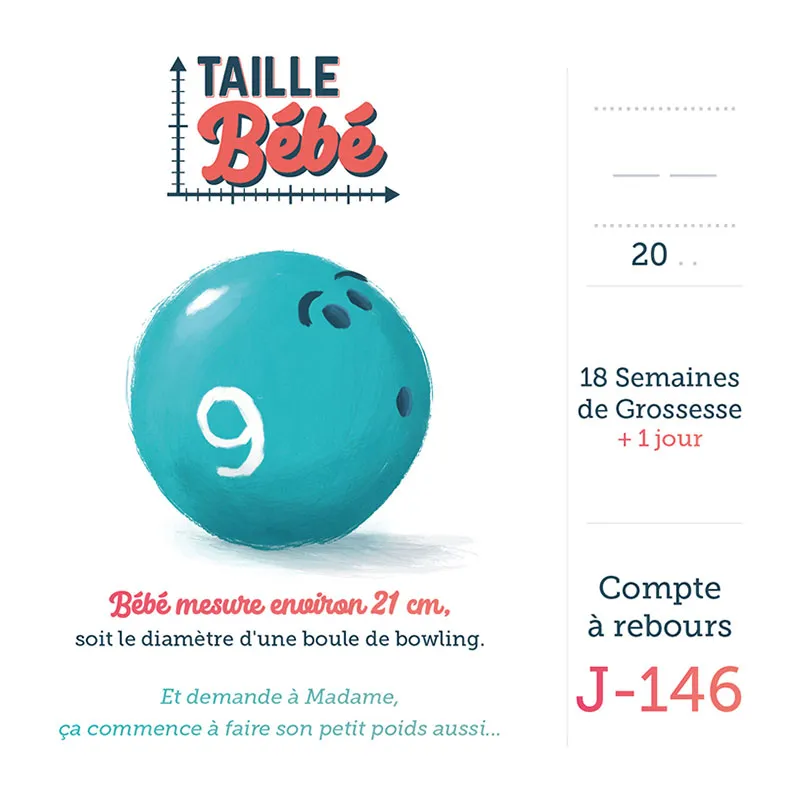 Calendrier de grossesse - Futur Papa -9