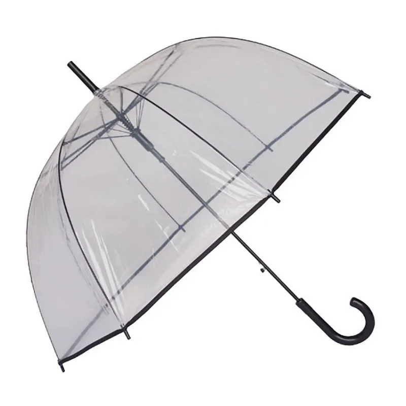 Parapluie cloche Susino - Transparent/Noir-0