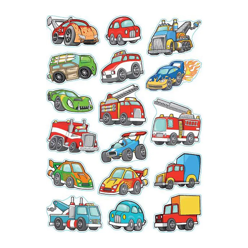 Gommettes véhicules urbains - 118pcs-6