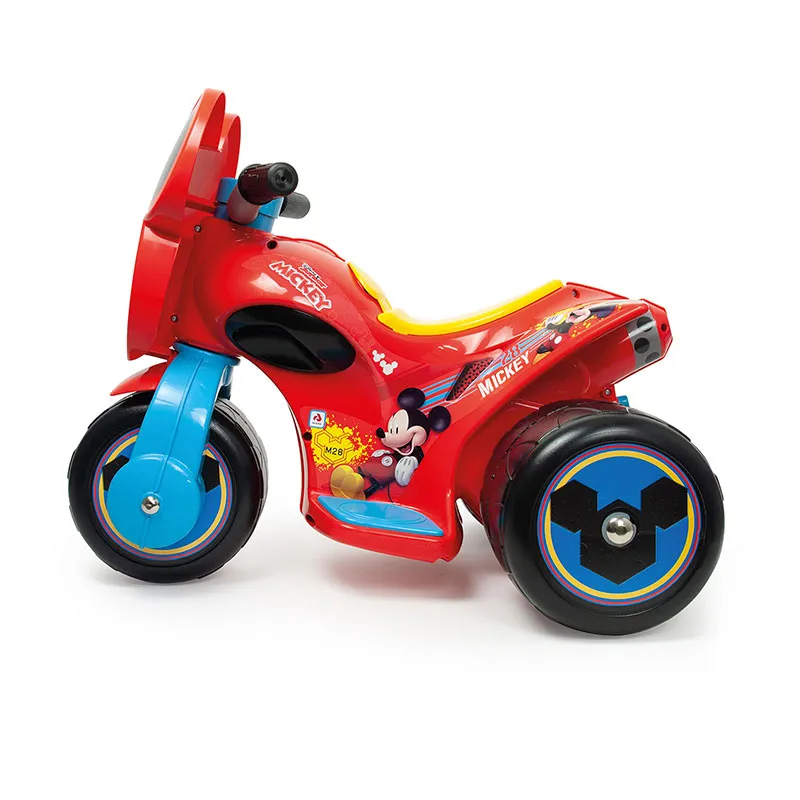 Moto tricycle élec. Mickey Rouge - 12m+-1