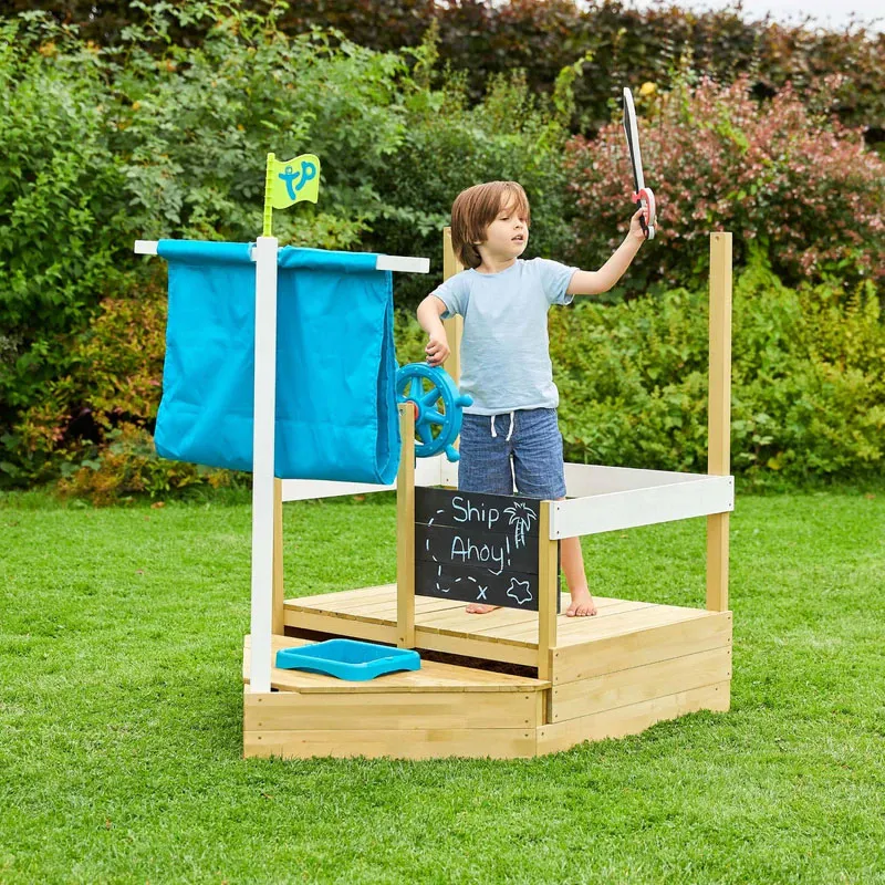 Bac à sable Bateau Pirate - 180x118cm-2