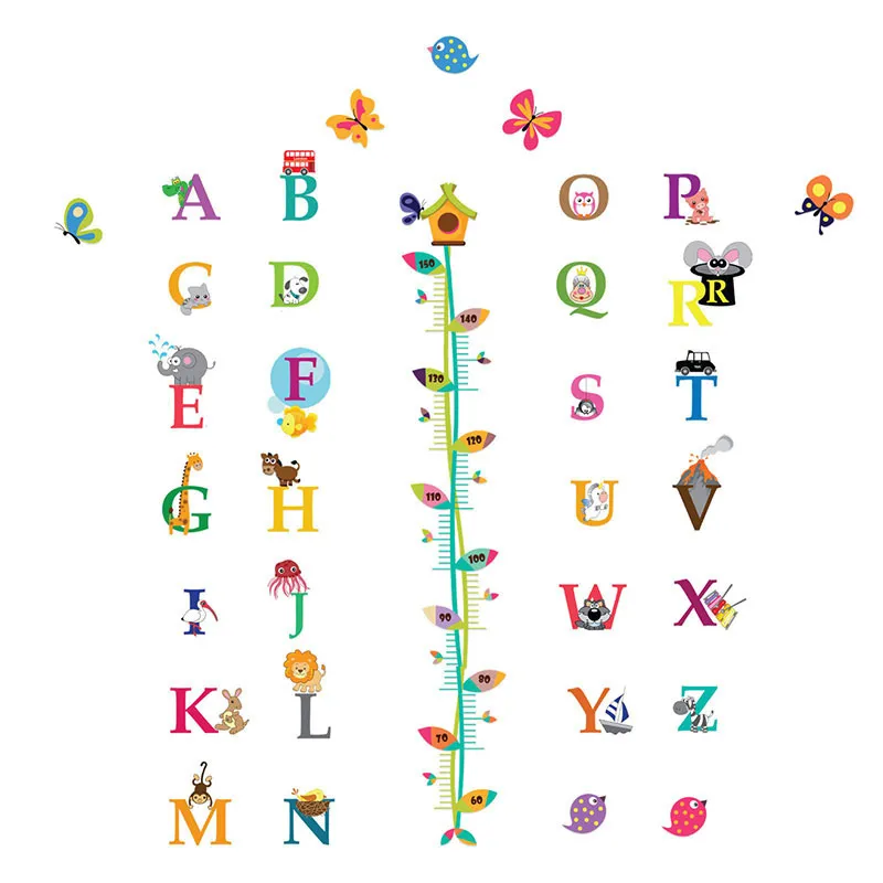 Stickers Toise - Alphabet et animaux-1