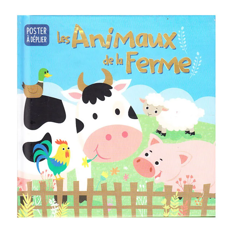 Livre puzzle + Livre poster + Coffret puzzle Animaux de la ferme - 3+-2